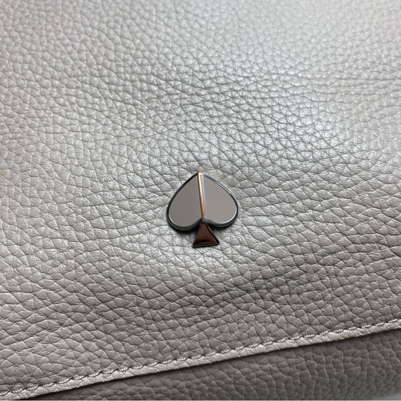 Kate Spade Taupe Leather Slouchy Shoulder and Crossbody Bag - Picture 6 of 13